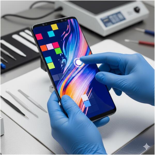 bytte skjerm samsung