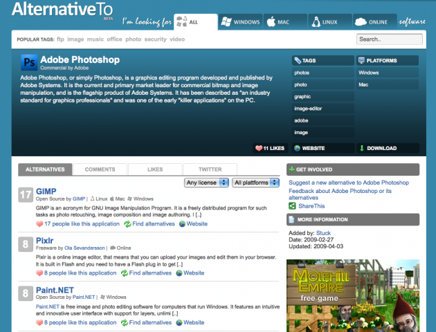 alternative to 630x480 Finn alternativer til applikasjoner med Alternative To Beta  hoyre