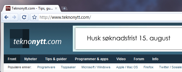 Google Chrome har vært tilgjengelig på Windows siden september i fjor. Versjon 2.0 ble sluppet tidligere i år - også den bare til Windows. Nå er Mac- og Linux-utgaver på vei, men ennå er de ikke helt stabile.