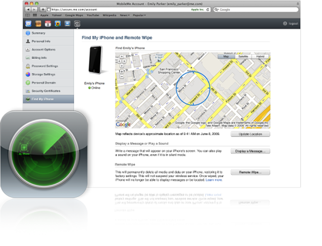 findmyiphone findmyiphone Tips og triks for iPhones 3.0 oppdatering