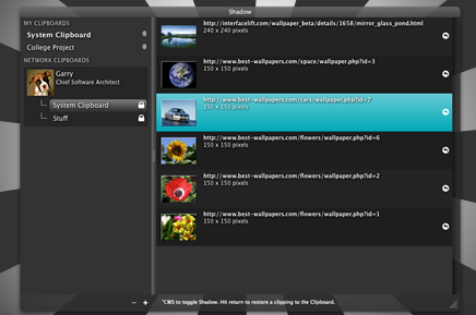 shadow Shadow: Full kontroll over utklippstavlen [MacOS] programvare