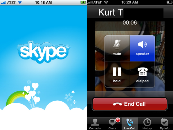 skype sak Skype slippes til iPhone på AppStore hoyre